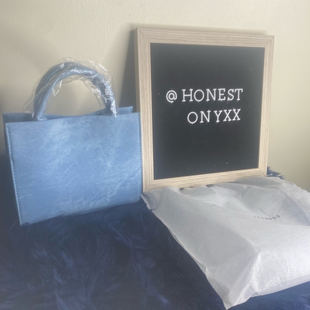 Brandon Blackwood blue denim esr tote - Picture 2 of 3